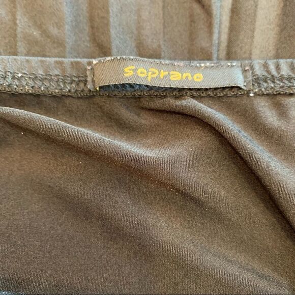 Soprano Strapless Black Dress Size Medium - Picture 9 of 10